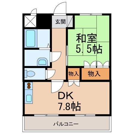 ヴィレッジ名草ＰＡＲＴⅢの物件間取画像